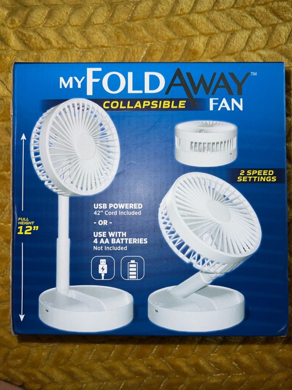 My FoldAway Collapsible Fan - White